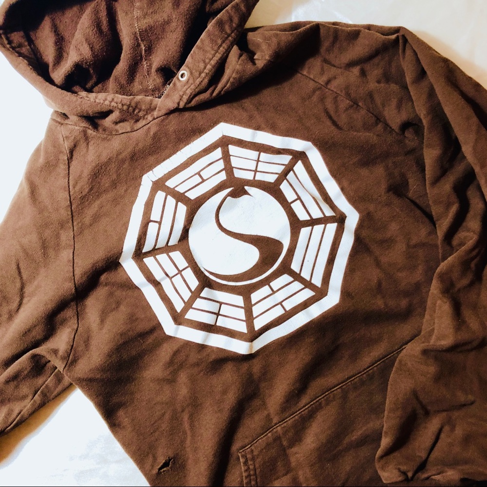 LOST TV SHOW Dharma Initiative Brown Hoodie